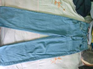 Light Wash Wide Leg Jeans