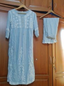 Elegant Embroidered Kurta Set