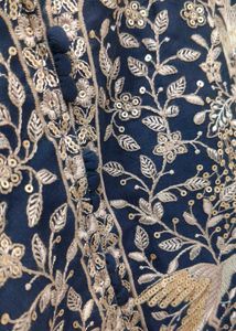 Royal Navy Blue Heavy Embroidery kurta