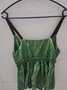 Green Cami Top