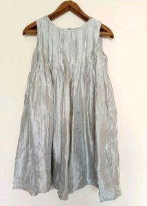 Gap shimmering Silver Sleeveless Dress