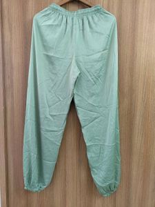✨ Mint Green Satin Lounge Joggers ✨