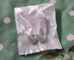 Chic Iridescent Hoop Earrings
