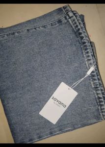 Vintage Wash Wide Leg Jeans