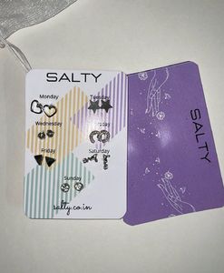 New Salty Classic Weekly Earring Set of 7