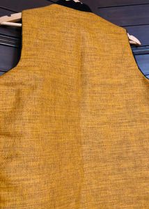 Men's Stylish Yellow Nehru Jacket