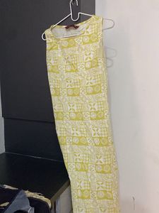 Patterned Sleeveless Dress