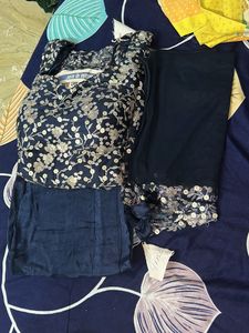 Blue Sharara Suit