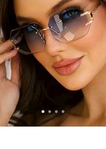 Stylish Rimless Gradient Sunglasses