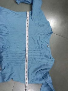 Light Blue Embroidered Kurta