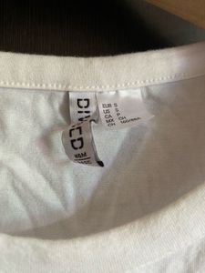 H&amp;M White Crop Top