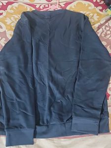 Navy Blue Crew Neck Sweatshirt