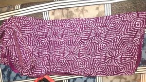 Purple Printed Saree
