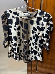 Animal Print Top