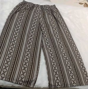 Comfortable Printed Lycra Palazzo (Pack Of 2)