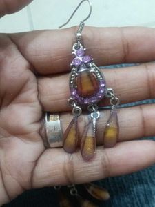 Boho Beaded Dangle Earrings