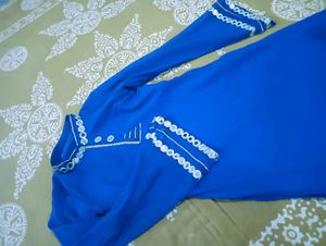 Royal Blue Colour Kurti With Dupatta