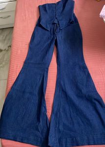 Denim Corset Top and Pants