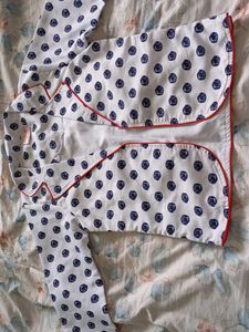 Cute Polka Dot Pajama Set