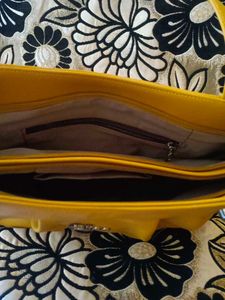 original ollee Stylish Yellow Handbag