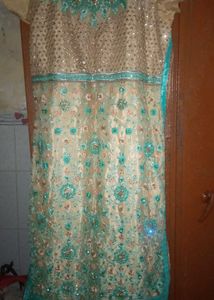 Embroidered Silk Blend Saree