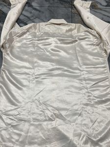 Elegant Cream Men's Shirt