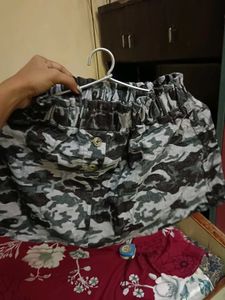 Camo Print Mini Skirt