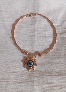 Rose Gold Evil Eye Bracelet