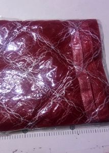 🆕 Maroon Net Dupatta