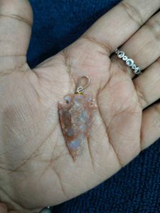 Arrow Head Natural Semi Precious Stone Pendent