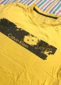 Calvin Klein Yellow T-Shirt