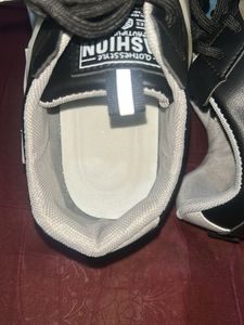 black white sneakers
