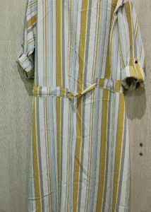 Striped Button-Down Shirt