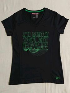 Women's Black "I'll Show You My Game" T-Shirt