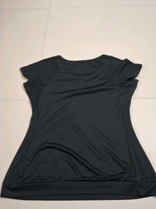 Quick Dry Black Athletic T-Shirt
