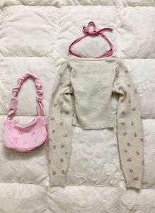 Coquette Floral Print Cardigan