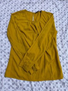 Mustard Yellow Long Sleeve Top