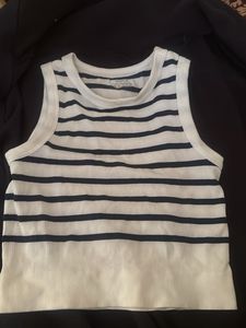 Striped Ribbed Tank Top