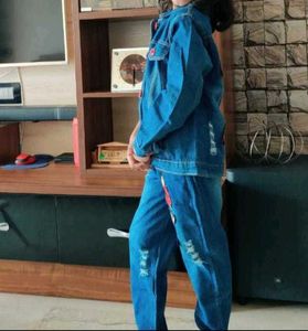 Denim Jacket &amp; Jeans Set