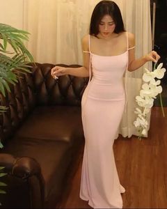 Elegant Pink Bodycon Maxi Dress