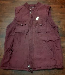 Maroon Sleeveless Jacket
