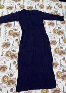 Elegant Navy Blue Embellished Kurta