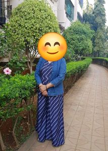 Chic Navy & White jumpsuit XL