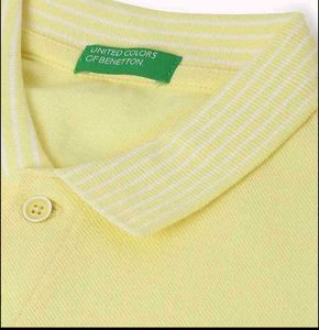 United Colors of Benetton Yellow Polo Shirt