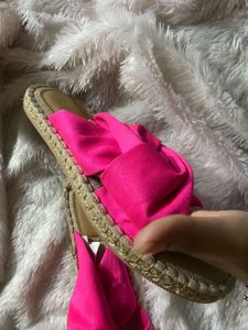 H&amp;M Pink Bow 🎀 Pinteresty Espadrille Flats