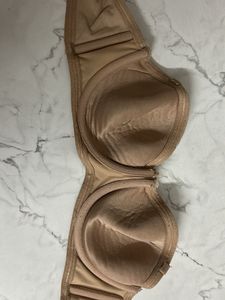 Strapless Beige Bra