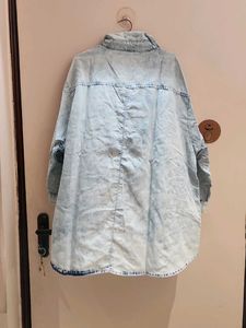 Washed Denim Long shirt