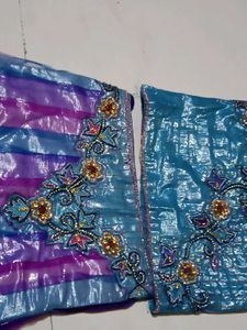 Stunning Blue & Purple Lehenga Choli