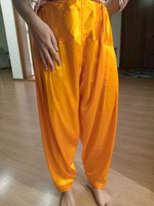 satin salwar yellow 🟡