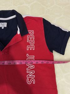 Pepe Jeans Men's Red Polo Shirt